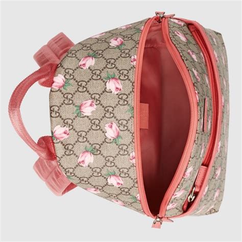 zaino gucci con stampa fiori|Zaini in Pelle da Donna .